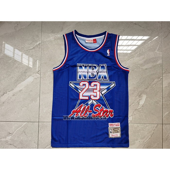 Maillot All Star 1993 Michael Jordan No 23 Bleu